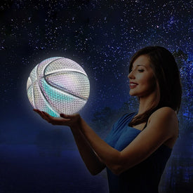 Holographic Reflection Luminous Fluorescent Basketball