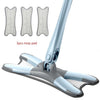 X-Type Floor Mop With Reusable Microfiber Pads