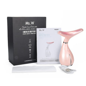 LED Photon Therapy Neck and Face Lifting Massager