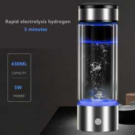 430ML Alkaline Hydrogen Generator Portable Water Bottle