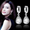Opal Stone Flower 925 Sterling Silver Ladies Stud Earrings
