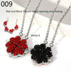 Four Clover Pendant Heart Necklace