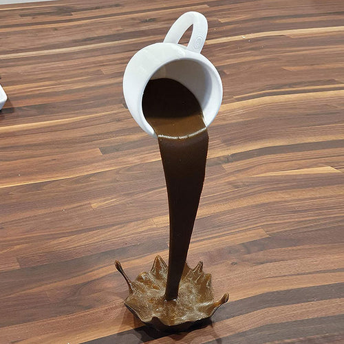 Floating Coffee Cup Sculpture