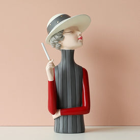 Gorgeous Girl Resin Art Statue
