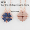 Four Clover Pendant Heart Necklace