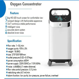 Hefei Portable 5L/Min Oxygen Concentrator