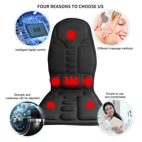 Electric Vibrating Cushion Home Car Seat Massager