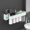 Wall Mounted Holder With Automatic Toothpaste Squeezer