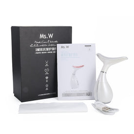 LED Photon Therapy Neck and Face Lifting Massager