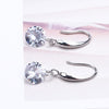 Hot Selling Lady Elegant Fashion Noble Zircon Crystal Dangle Drop Earrings