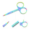 BORN PRETTY Nail Cuticle Nipper Stainless Steel Rainbow Tweezer Clipper