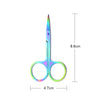 BORN PRETTY Nail Cuticle Nipper Stainless Steel Rainbow Tweezer Clipper