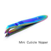 BORN PRETTY Nail Cuticle Nipper Stainless Steel Rainbow Tweezer Clipper