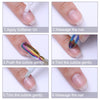 BORN PRETTY Nail Cuticle Nipper Stainless Steel Rainbow Tweezer Clipper