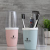 ONEUP Travel Wash Cup Wheat Straw Toothpaste Toothbrush Storage Box