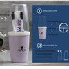 ONEUP Travel Wash Cup Wheat Straw Toothpaste Toothbrush Storage Box