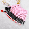 FLD 20 Pieces Makeup Brushes Set Eye Shadow Foundation Powder Eyeliner Tool Kit