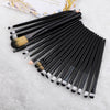 FLD 20 Pieces Makeup Brushes Set Eye Shadow Foundation Powder Eyeliner Tool Kit