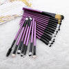 FLD 20 Pieces Makeup Brushes Set Eye Shadow Foundation Powder Eyeliner Tool Kit