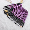 FLD 20 Pieces Makeup Brushes Set Eye Shadow Foundation Powder Eyeliner Tool Kit