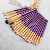 FLD 20 Pieces Makeup Brushes Set Eye Shadow Foundation Powder Eyeliner Tool Kit