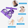 Fitness 4 Tube Resistance Bands Latex Pedal Exerciser