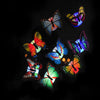 Color light Butterfly Wall Stickers easy installation night light