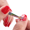 BORN PRETTY Nail Clipper Cutter Stainless Steel Rainbow Tweezer