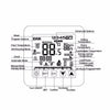 Gas Boiler Heating Temperature Controller Programmable Thermostat Wall Mounted