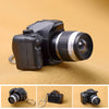 Cute Keychain Toys Camera LED Luminous Toys for Children Kids Pendant Bag Accessories Gift