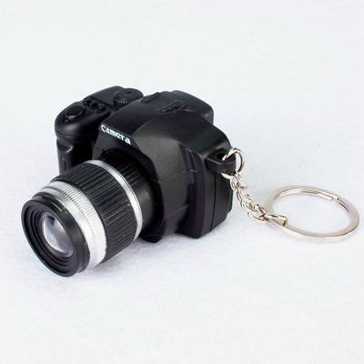 Cute Keychain Toys Camera LED Luminous Toys for Children Kids Pendant Bag Accessories Gift