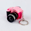 Cute Keychain Toys Camera LED Luminous Toys for Children Kids Pendant Bag Accessories Gift