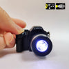 Cute Keychain Toys Camera LED Luminous Toys for Children Kids Pendant Bag Accessories Gift