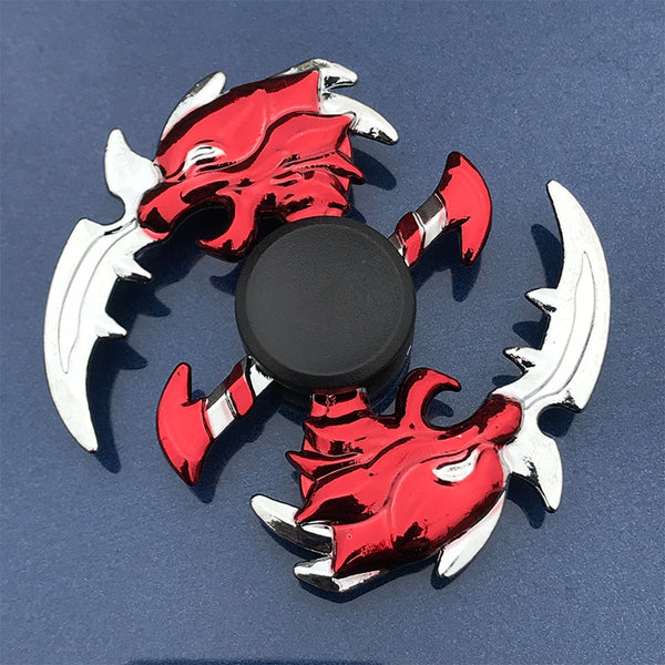 Zinc Alloy Fidget Spinner Metal Tri Fidget Hand Spinner