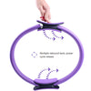 Yoga Pilates Ring Dual Grip Yoga Wheel Circle