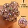 Colorful Grape Ball Antistress Toys Squishy Squish Toy