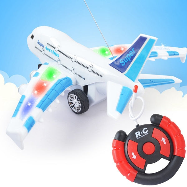 Kids Glider Plane Toys Electric Music Light