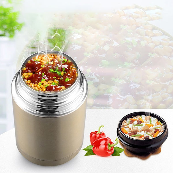 ONEUP Large Capacity 800ML/1000ML Double Stainless Thermos Lunch Box