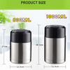 ONEUP Large Capacity 800ML/1000ML Double Stainless Thermos Lunch Box