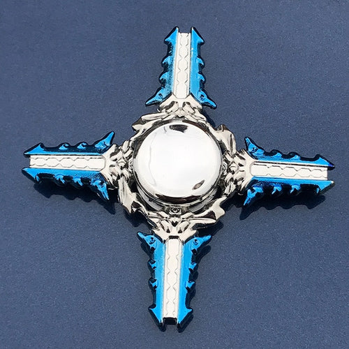Zinc Alloy Fidget Spinner Metal Tri Fidget Hand Spinner