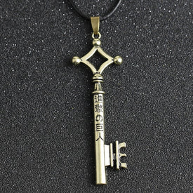 Attack On Titan Necklace Eren Key Shingeki No Kyojin Pendant