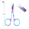 BORN PRETTY Nail Clipper Cutter Stainless Steel Rainbow Tweezer