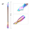 BORN PRETTY Nail Clipper Cutter Stainless Steel Rainbow Tweezer