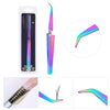 BORN PRETTY Nail Clipper Cutter Stainless Steel Rainbow Tweezer