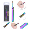 BORN PRETTY Nail Clipper Cutter Stainless Steel Rainbow Tweezer