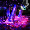 Sound Activated Rotating Disco Ball Party Lights Strobe Light 3W RGB LED Stage light