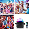 Sound Activated Rotating Disco Ball Party Lights Strobe Light 3W RGB LED Stage light