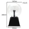Novelty Magic Crystal Plasma Ball Touch Lamp 220V LED Night Light Child Nightlight