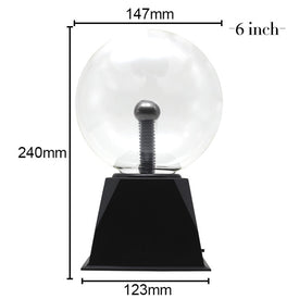 Novelty Magic Crystal Plasma Ball Touch Lamp 220V LED Night Light Child Nightlight