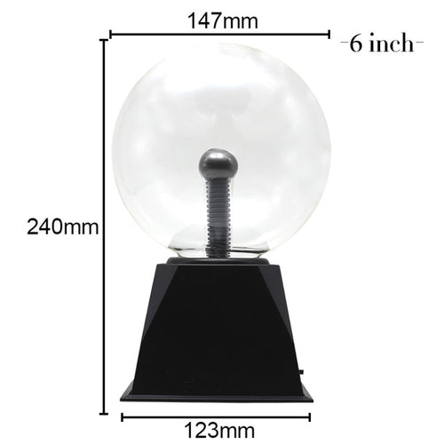 Novelty Magic Crystal Plasma Ball Touch Lamp 220V LED Night Light Child Nightlight